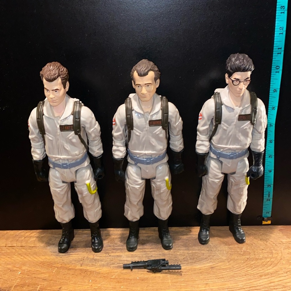 Retro Ghostbusters trio. @ 12 in.